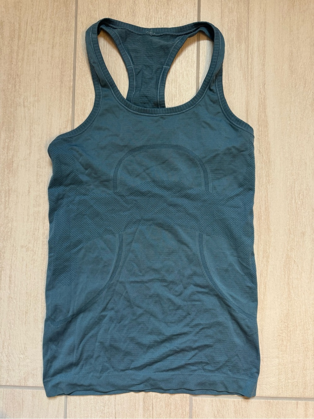 lululemon athletica Seamless Racerback Tank - Slate Blue - Picture 3 of 4
